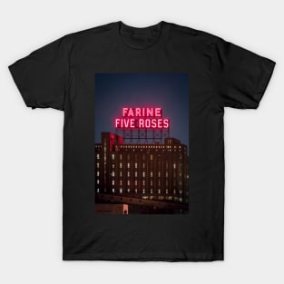Farine Five Roses Night Montreal T-Shirt